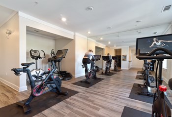 Peloton Spin Room | Woman Exercising | Peloton Workout Equipment | Eleven North